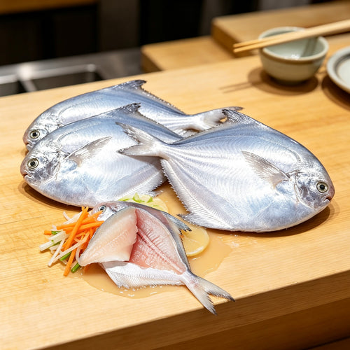Fresh Silver Pomfret, Premium Quality